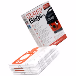 Boite de 5 sacs d'origine pour Aspirateur NUMATIC, HENRY NVM1CH, NVM-1CH Appareils compatibles : BB4367612_5028965758564