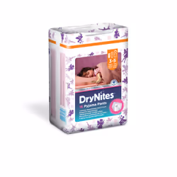 Huggies Dry Nites, Fille, Small, 16 kg, 23 kg, Multicolore, 36 mois