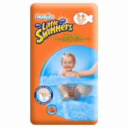 Huggies Little Swimmers, Garçon/Fille, 12 kg, 18 kg, Multicolore, CE, 10 pièce(s)