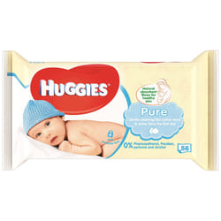 Huggies Pure lingette pour bébés 56 pièce(s)