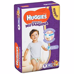 Huggies Pannolini Mutandina, Garçon/Fille, 15 kg, 25 kg, Multicolore, 30 pièce(s), Sac en plastique