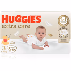 Assurez à votre bébé une sensation de confort optimal au sec. Les couches jetables Huggies Extra Care se distinguent par leur ...
