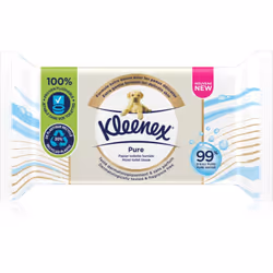 Même les objets basiques peuvent procurer du plaisir. Toute la famille adoptera le confort du papier toilette Kleenex Pure .