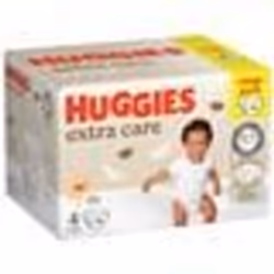 Huggies Extra Care Bébé 76 couches avec motifs Disney Taille 4 (8-14 kg)