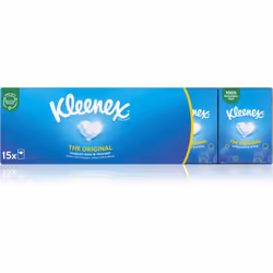 Les mouchoirs en papier Kleenex Original Mini apportent un climat de confort. Offrez-vous la douceur à tout moment. À vos côt ...