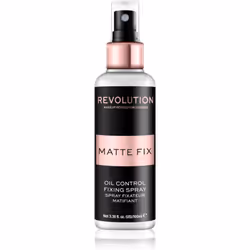 Fini la brillance indésirable&nbsp;! C’est l’engagement pris par le spray matifiant fixateur de maquillage Makeup Revolution  ...