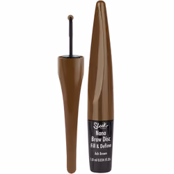 Sleek MakeUP NANO BROW DISC, Gel pour sourcils, Marron, ASH BROWN, 1 ml, Femmes, Bouteille