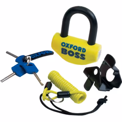 Oxford Boss 12,7mm Verrou de disque, jaune pour Hommes