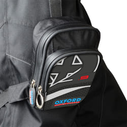 Oxford L1R Sac de jambe, noir pour Hommes