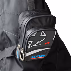 Oxford L1R Sac de jambe, noir pour Hommes