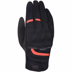Oxford Brisbane Air Gants de moto, noir-rouge, taille 2XL pour Hommes