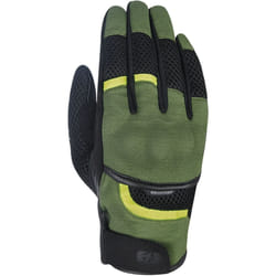 Oxford Brisbane Air Gants de moto, noir-vert, taille S pour Hommes
