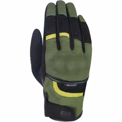 Oxford Brisbane Air Gants de moto, noir-vert, taille M pour Hommes