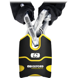 Oxford Hardcore XC13 Cadenas de chaîne, noir, taille 120 cm pour Hommes