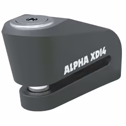 Oxford Alpha XD14 Stainless Verrouillage de disque (14mm Pin), noir pour Hommes