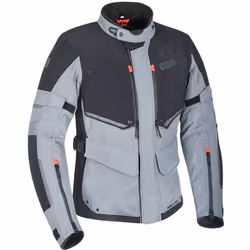 Oxford Mondial Veste textile de moto, gris, taille S pour Hommes