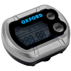 Oxford Deluxe Horloge numérique de moto, noir pour Hommes