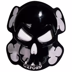 Oxford Skull Curseurs de genou, noir pour Hommes