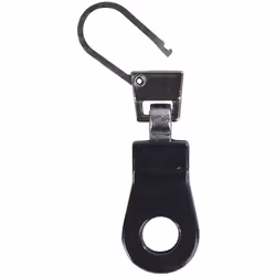 Oxford Zip Pullers Pullers Zipper de remplacement, noir pour Hommes