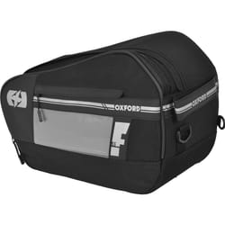 Oxford F1 55L Sac de selle de moto, noir-gris pour Hommes