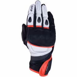 Oxford RP-3 2.0 Gants de moto, noir-blanc-rouge, taille S pour Hommes