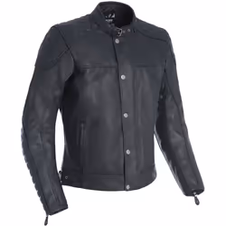 Oxford Hampton Veste en cuir de moto, noir, taille L pour Hommes