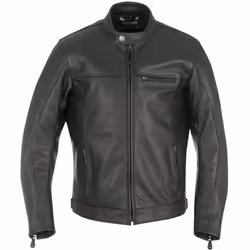 Oxford Walton Veste en cuir de moto, noir, taille S pour Hommes