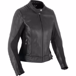 Oxford Beckley Ladies Veste en cuir de moto, noir, taille S 36 44 pour Femmes