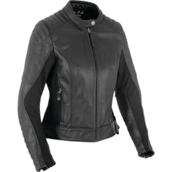 Oxford Beckley Ladies Veste en cuir de moto, noir, taille S 36 44 pour Femmes