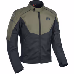 Oxford Delta Veste textile de moto, noir-vert, taille 4XL pour Hommes