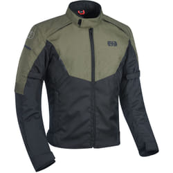 Oxford Delta Veste textile de moto, noir-vert, taille 4XL pour Hommes