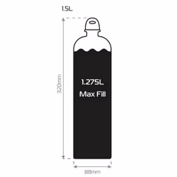 Oxford Bouteille de carburant 1.5L