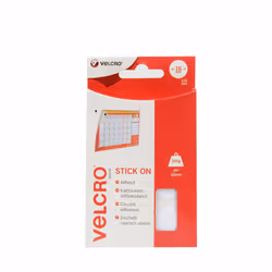 Velcro VEL-EC60227, Blanc, 16 mm, 16 pièce(s)