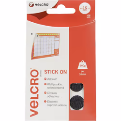 fabricant et numéro du fabricant VELCRO®VEL-EC60228 données techniques Contenu: 16 paire(s) Diamètre: 16 mm informations supp ...