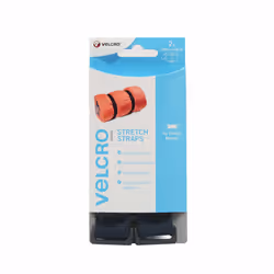 Velcro VEL-EC60324, Noir, 25 mm, 680 mm, 2 pièce(s)