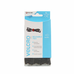 Velcro VEL-EC60388 serre-câbles Attache-câbles à crochets et à boucles Noir 6 pièce(s)