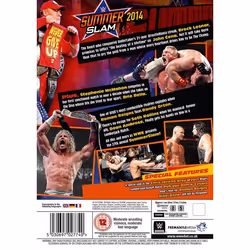 WWE Summerslam 2014 DVD Allemand, Anglais, Français