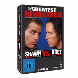 WVG GREATEST RIVALRIES: SHAWN MICHAELS VS. BRET HART, DVD, Allemand, Anglais, Sports, 16:9, 426 min, 30/05/2014
