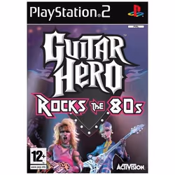 Activision Guitar Hero Encore: Rocks the 80s, PS2, PlayStation 2, Mode Multiplayer, T (Teen)