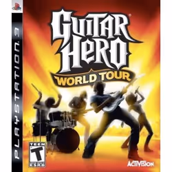 Activision Guitar Hero: World Tour (Game Only), PS3, PlayStation 3, T (Teen)