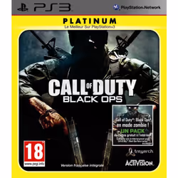 Activision Call of Duty : Black Ops - Platinum, PlayStation 3, M (Mature), Support physique