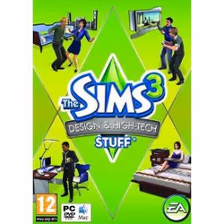 iMac-Games The Sims 3: Design and Hi-Tech Stuff (Mac), PC, Mac, T (Teen)