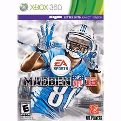 Electronic Arts Madden NFL 13, Xbox 360, Mode Multiplayer, Tout le monde