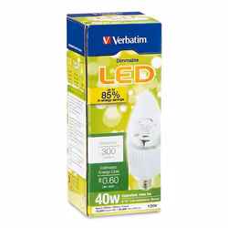 Verbatim Candle 3000K 300lm ampoule LED 5 W