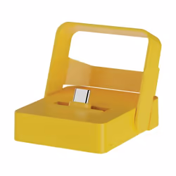 Venom VS4923, Nintendo Switch Lite, Socle de chargement, Jaune, USB, Nintendo, 80 mm