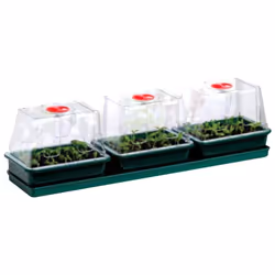 Garland vous présente son trio de mini serres. Serre Propagateur idéalement dimensionnée pour des rebords de fenêtre avec tro ...