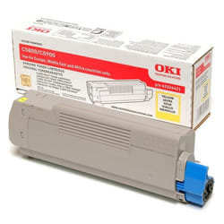 OKI 43324421 Cartouche de toner 1 pièce(s) Original Jaune