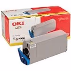 OKI Yellow Toner Cartridge for Okipage C7200/C7400, Jaune
