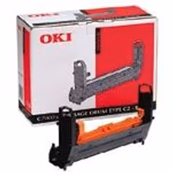 OKI Black Image Drum for Okipage C7200/C7400, Original, OKI C7400N, C7000N, C7200N, Noir