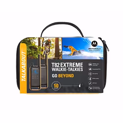 Motorola T82 Extreme Twin Pack radio bidirectionnelle 16 canaux Noir, Orange - Vue supplémentaire 5